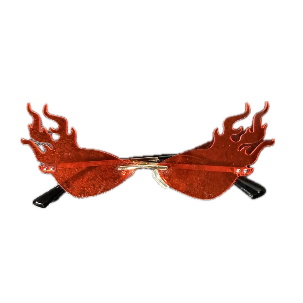 Flame Rave Red Sunglasses